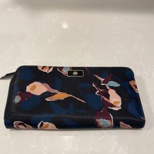 Kate Spade nylon zip around wallet